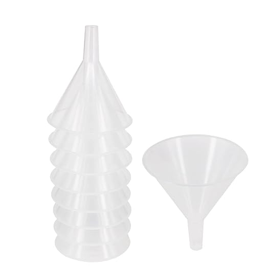 8 Pack Multi-Purpose Plastic Funnels by zmybcpack