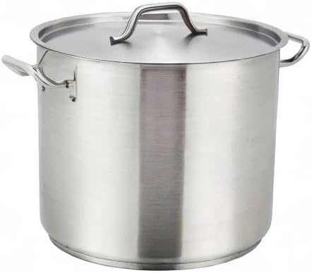 Winware SST-40 Stainless Steel 40 Quart Stock Pot - Image 7