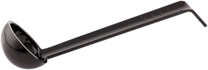 Restaurantware 1 Ounce Serving Ladle 1 Hook Handle Portion Ladle - Image 2