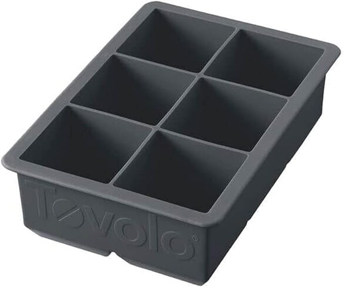 Tovolo Large 2” King Cube Ice Tray Charcoal Gray Ice Cube Trays - Image 6