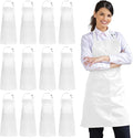 Syntus 12 Pack Bib Apron, Unisex Aprons Adjustable Thicker Version Waterdrop by Syntus