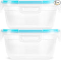 Snapware Plastic Total Solution 2-Pack Food Storage Containers Set, Leakproof & by Snapware