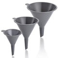 Plastic Kitchen Funnel Set of 3, Durable Round Food Grade Cooking Funnels by Unknown