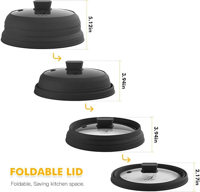 Microwave Splatter Cover Glass Cover Splatter Guard Lid - Image 4