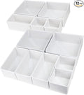 Fordonral 12 Pack Drawer Organizer Clothes, Foldable Fabric Dresser Organizer by Fordonral