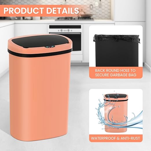 13 Gallon Trash Can | 50L Sensor Automatic Kitchen Trash Can - Image 6