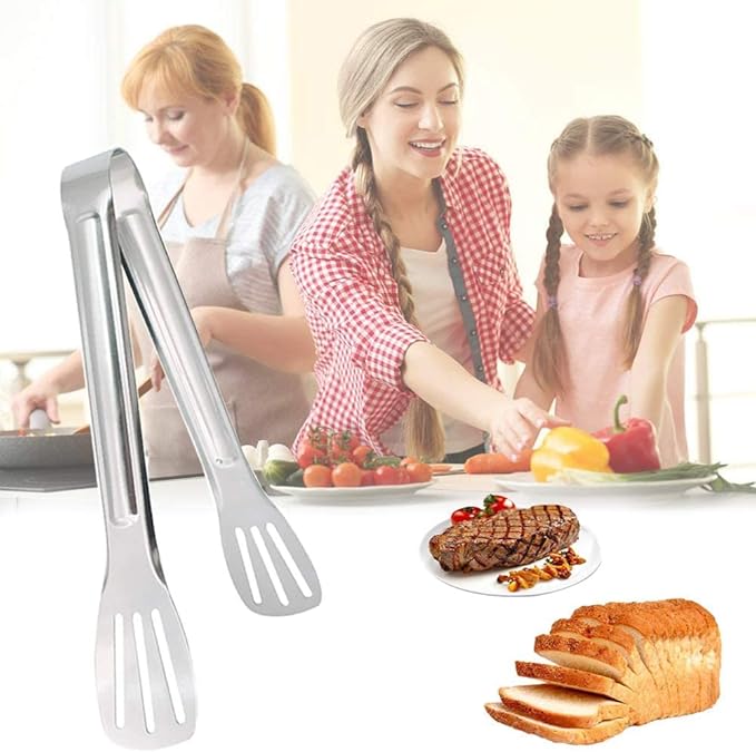 Serving Tong Kitchen Tongs, Buffet Tongs, Stainless Steel Food Tong Serving Tong - Image 6