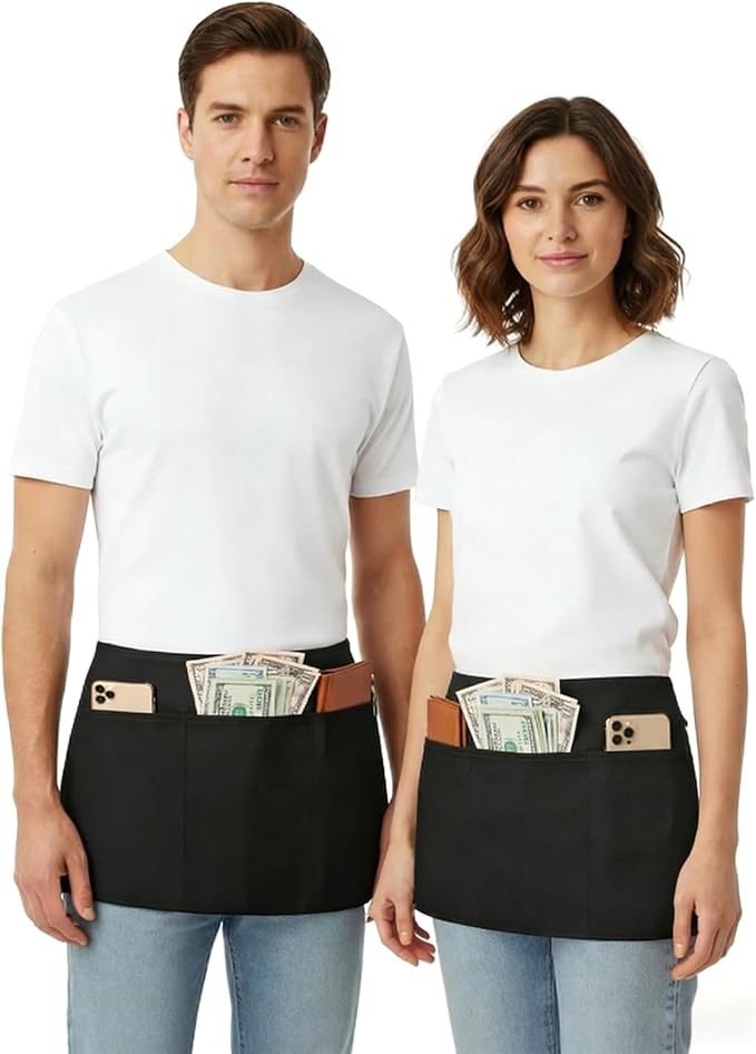 BOHARERS Waist Apron with 3 Pockets 10 Pack - Image 3