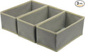 Bructhun Sock Drawer Organizer 3 Pack by Bructhun