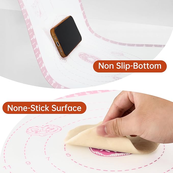 Silicone Baking Mat with 10 Recipes, Non Stick Silicone Mat - Image 8