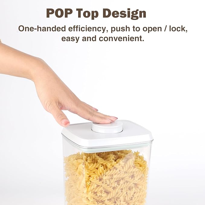Melovom 12 Pcs Pop Food Storage Containers Airtight Food Storage Containers Set - Image 2