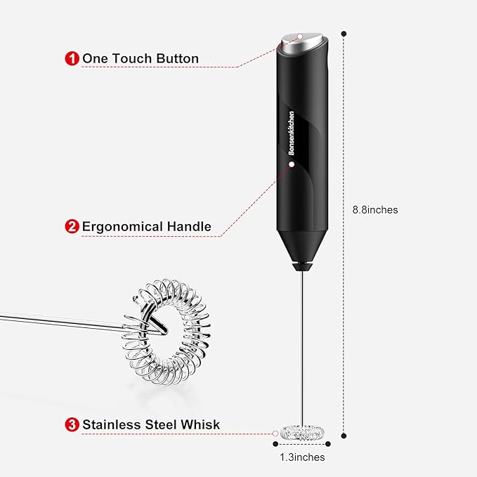 Bonsenkitchen Powerful Milk Frother - Image 6