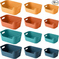 OWill 12-Pack Mixed Plastic Storage Bins and Baskets by OWill