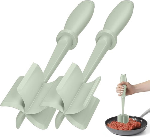 2Pcs Meat Chopper, Hamburger Grinder, Premium Heat Resistant Smasher by PGYARD