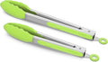 2 Pack Silicone Kitchen Tongs – 9" & 12" Set, Heat Resistant up to 500°F by ALLWIN-HOUSEWARE