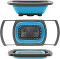Qimh Colander Collapsible, Colander Strainer Over the Sink Food Colanders by Qimh