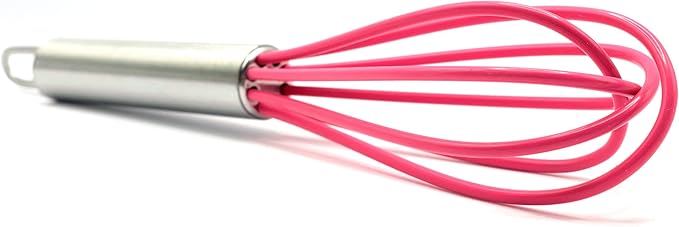 Mini Whisks 6 inch 2Pcs Stainless Whisk+silica gel, Hand Egg Mixer - Image 6