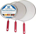 Grease Splatter Screen For Frying Pan Cooking Set of 3 Fine Mesh Iron Skillet by BitimexHome