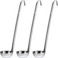 meekoo 3 Pieces Stainless Steel Ladle Soup Handle Ladle by meekoo