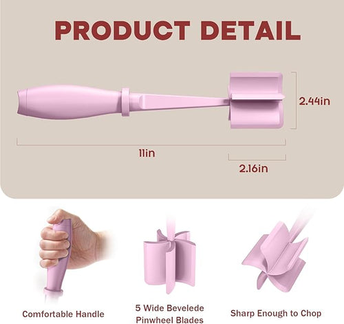 2 Pcs Meat Chopper, Hamburger Grinder, Premium Heat Resistant Smasher - Image 2