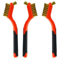 3Pcs Small Brass Wire Cleaning Brushes Set by XDMTWLKJ