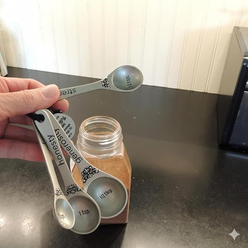 Amazing Woman Measuring Spoon Set, Decorative Gifts and Kitchen Accessories - Image 2