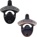 Old Fashion Bottle Opener Wall Mounted Stainless OPEN HERE Black Screw in Wall by Wallmountedbottleopener