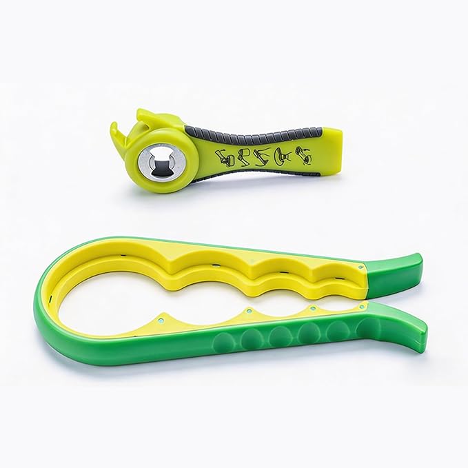 Jar Opener for Seniors with Arthritis, Jar Opener for Weak Hands, 5-in-1 Bottle by GZLT