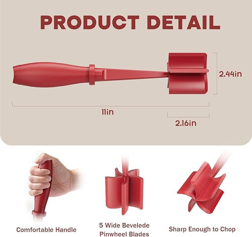 2 Pcs Meat Chopper, Upgrade Hamburger Grinder, Premium Heat Resistant Meat - Image 2