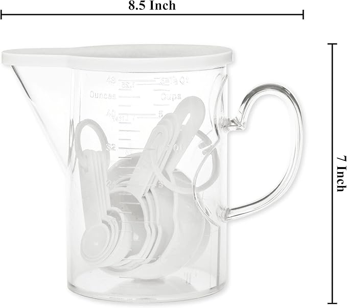 Measuring Cups and Measuring Spoons Set of 10 Pieces, Supreme Housewares - Image 2