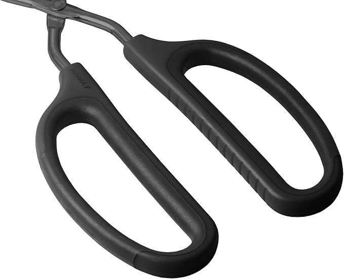 HINMAY 12" Stainless Steel Scissor Tongs - Image 4