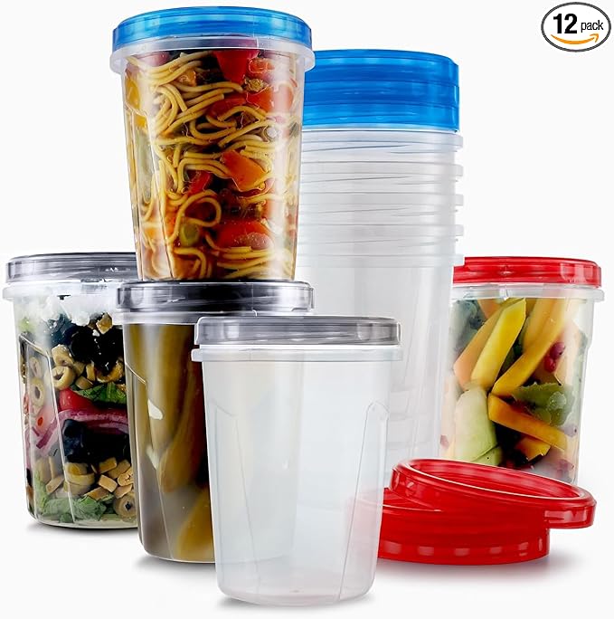 Tafura 12 Pack Leakproof Freezer Containers by Tafura
