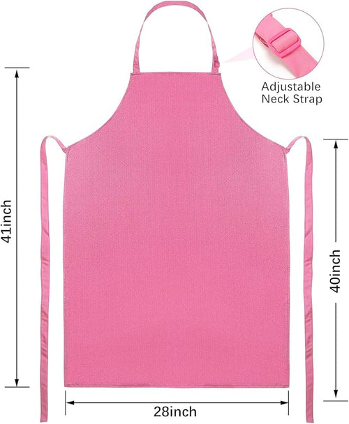 2 Pack Waterproof Rubber Vinyl Apron 40 Inch Chef Aprons - Image 2
