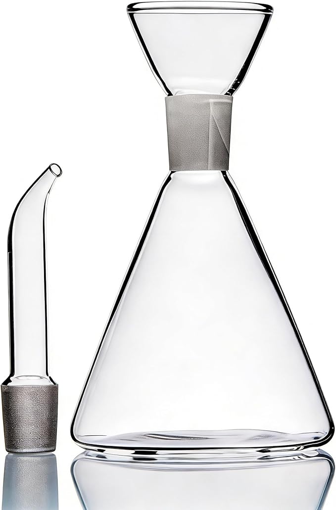 ELETON Conical 8 oz Glass Oil Dispenser – No Drip Olive Oil Cruet - Image 5