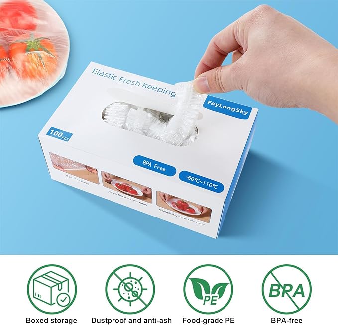 100 Boxed Bowl Covers for Bread Proofing - Image 6