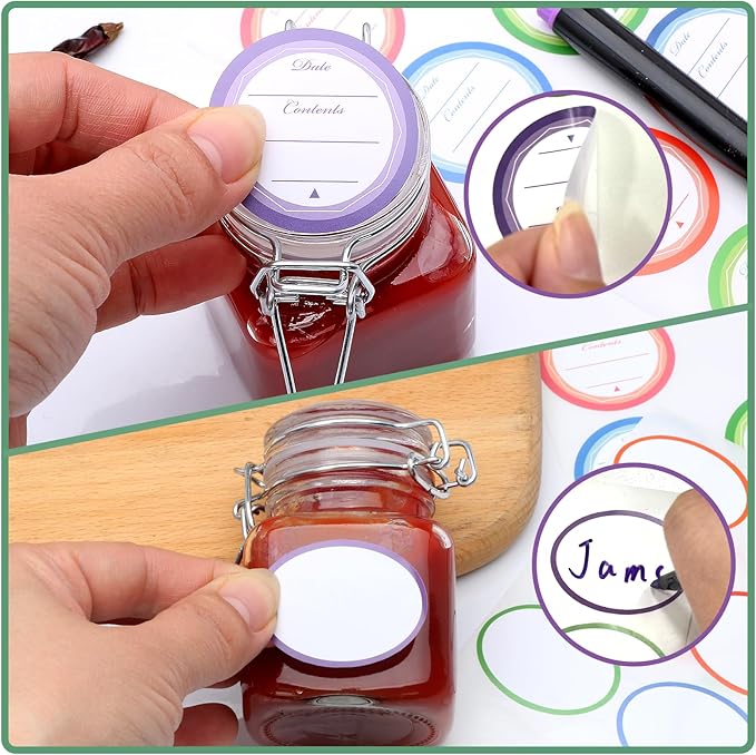 Small Glass Jars with Lids, 4 oz Spice Jars with Labels, 15 Pack Small Glass - Image 6