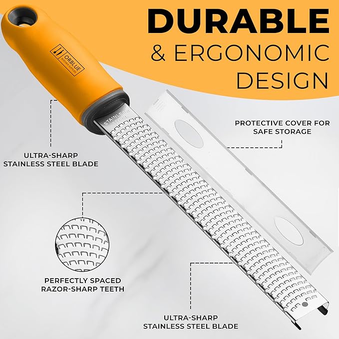 Orblue Lemon Zester & Cheese Grater - Image 4