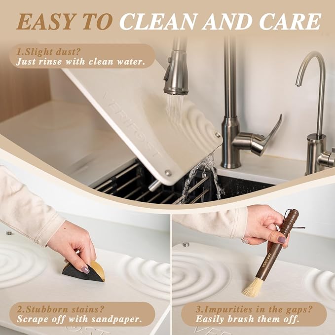 Pearl White 2PCs Large Drying Stone - Image 6