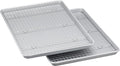 Amazon Basics Ceramic Nonstick Baking Sheets & Cooling Rack Set, Dishwasher Safe by AmazonBasics