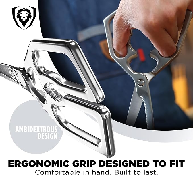 Dalstrong Kitchen Scissors — Japanese Stainless Steel Shears, Ambidextrous - Image 6
