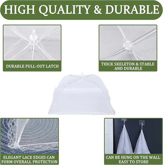 ZMCINER 5 Pack Food Tents Food Covers - Image 5