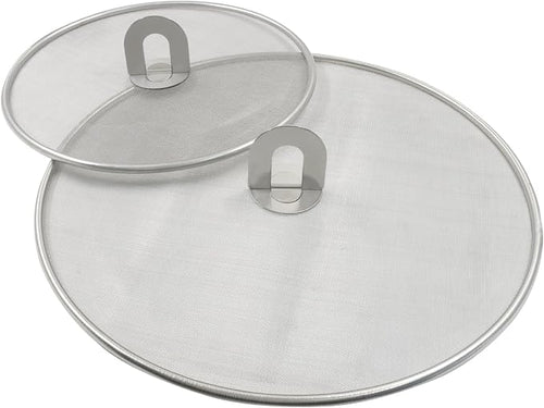2Pcs 10" & 13" Stainless Steel Splatter Screen Splatter Guard, Ultra Fine Mesh by Unknown