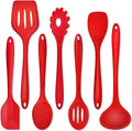 P&P CHEF Silicone Cooking Utensils Set of 7, Heat-proof Kitchen Utensils Set by PPCHEF