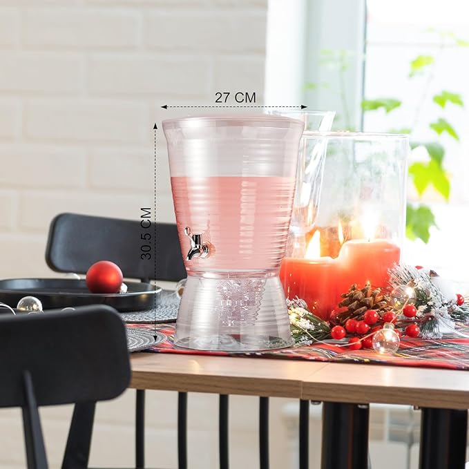 Tioncy 2 Pcs Acrylic Beverage Dispenser - Image 3