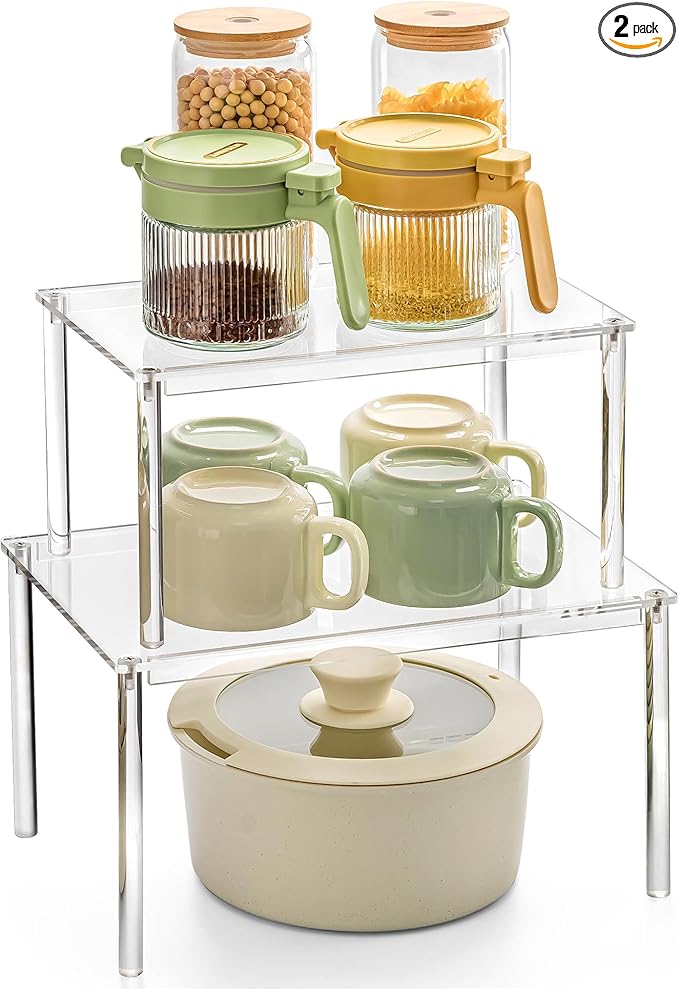 Bobomoment Acrylic Cabinet Organizer, Spice Rack Organizer by BobomomentHome