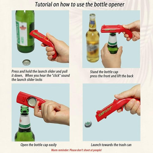 3PCs Cap Gun Bottle Opener - Image 2