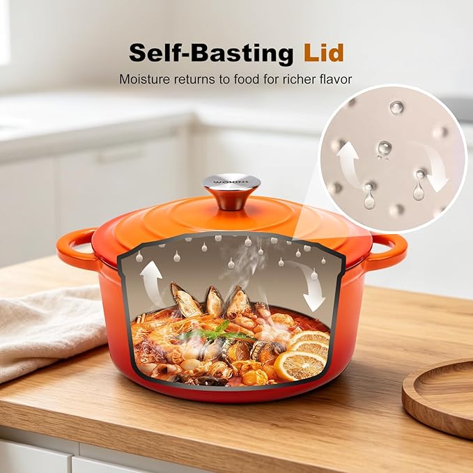 Enameled Cast Iron Dutch Oven - Image 4