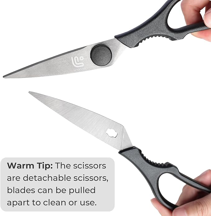 Linoroso Kitchen Shears Heavy Duty Kitchen Scissors - Image 2