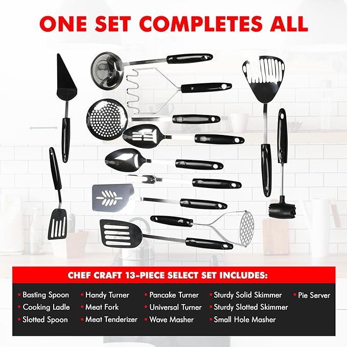 Chef Craft Select Meat Cooking Fork, 13 inch, Stainless Steel - Image 5
