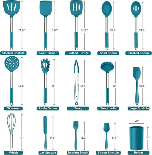 15pcs Kitchen Cooking Utensils Set - Image 2